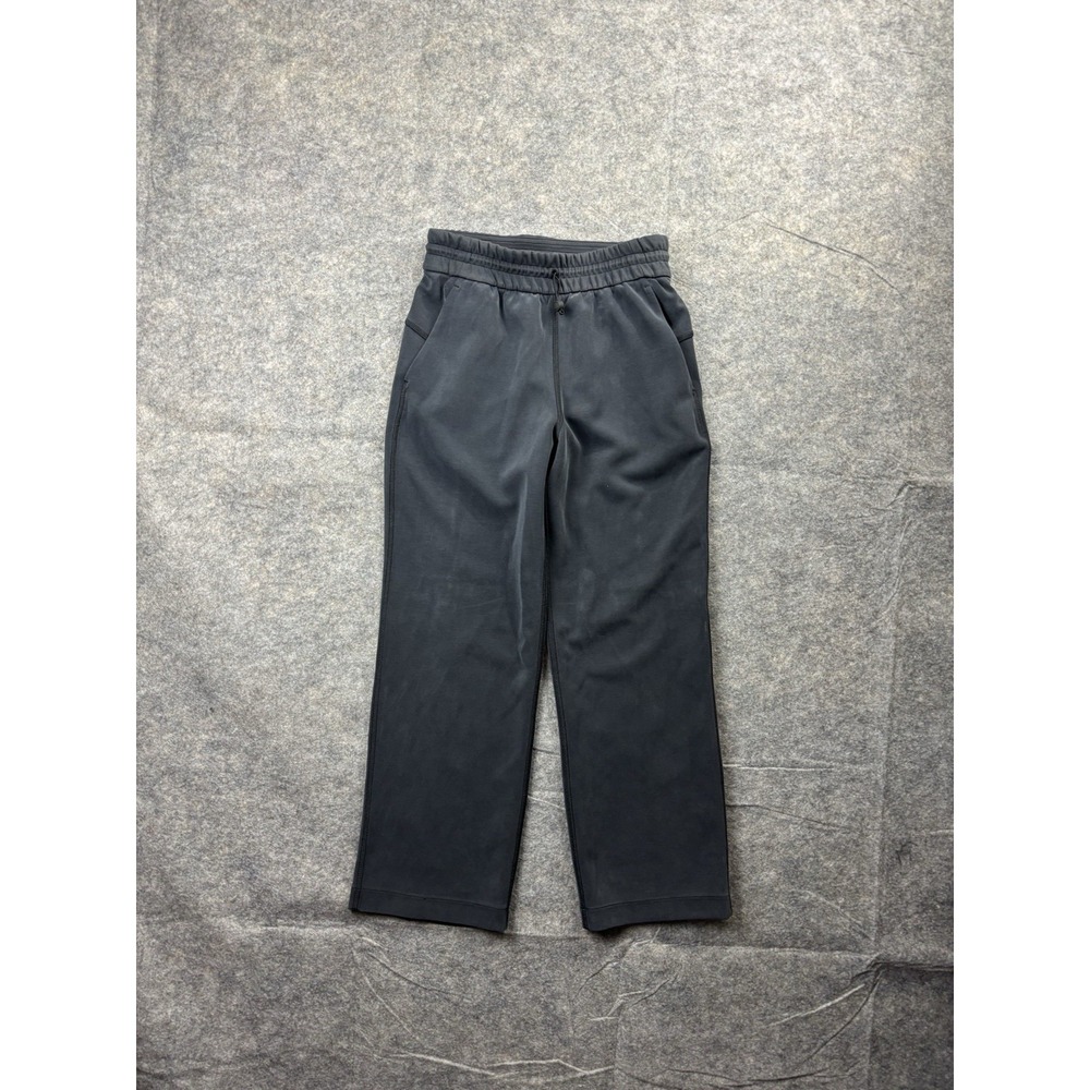 Lululemon Softstreme HR Charcoal Straight Leg cropped Size 2 24" Athleisure‎